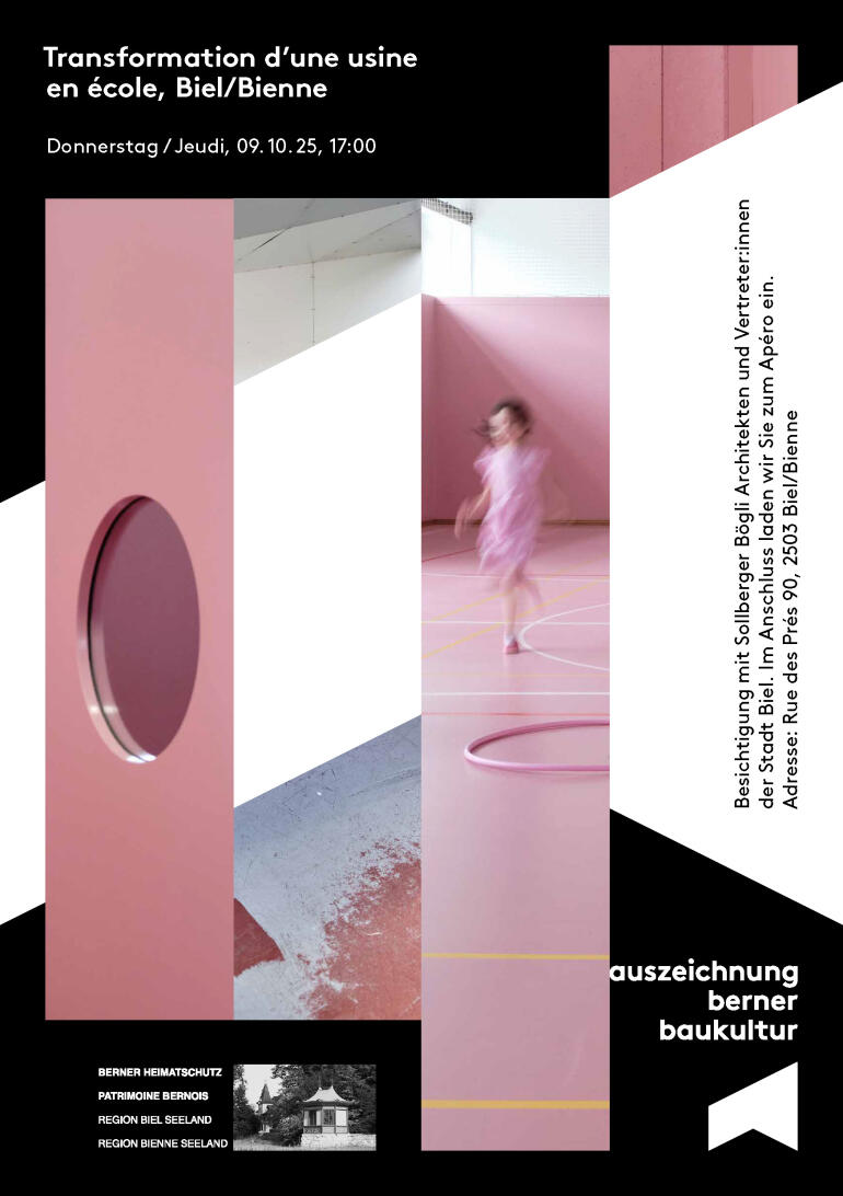 BernerBaukultur Flyer Besichtig Biel A5 110925 rgb RZ Seite 1